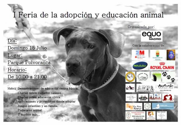 Mejorar Síguenos Realmente La Madrileña - I Feria de la Adopción y Educación Animal
